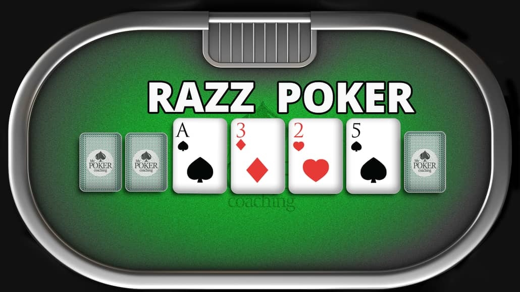 Razz poker rules and hand ranking overview